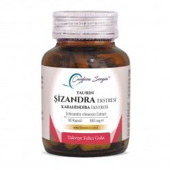 60 KAPSÜL ŞİZANDRA EKSTRESİ  TAURİN - KARAHİNDİBA EKSTRESİ