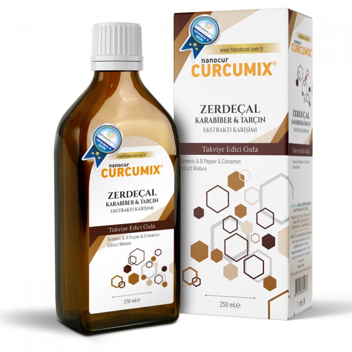 CURCUMIX  ZERDEÇAL -  KARABİBER - TARÇIN EKSTRAKTI KARIŞIMI