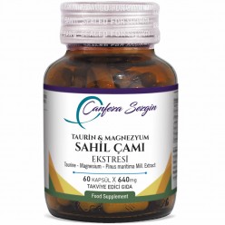 SAHİL ÇAMI EKSTRESİ  TAURİN  - MAGNEZYUM EKSTRESİ  